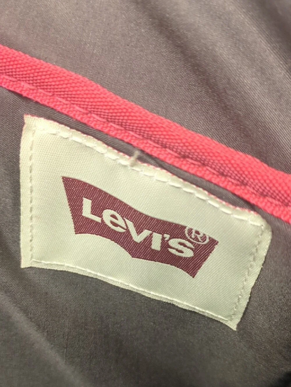 Levi's Two-Tone Tan and Dark Brown Canvas Lap Top Messenger Bag Sutherland II